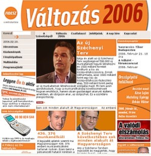 Változás 2006 - FIDESZ honlap