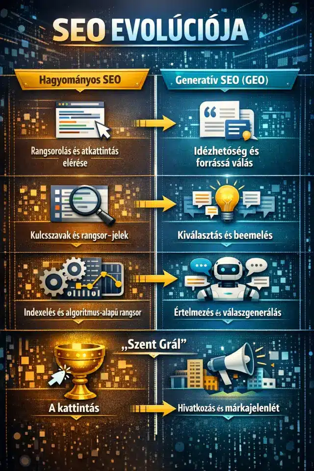 SEO és GEO minőségei - a SEO evolúciója