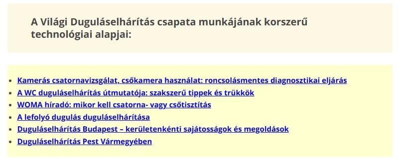 Clusterek egy WordPress honlapon