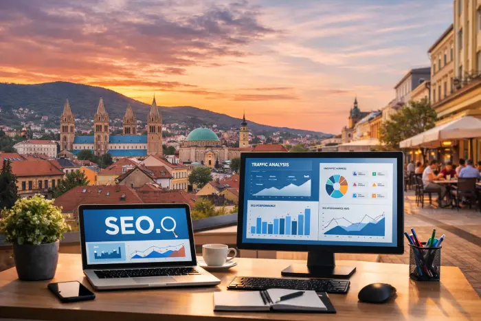 Középvárosi vállalkozások online stratégiája Pécsen – SEO és GEO szemlélet